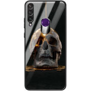 Защитный чехол BoxFace Glossy Panel Huawei Y6p Gold Skull