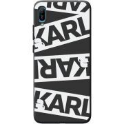 Черный чехол BoxFace Huawei Y6 2019 White Karl