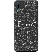 Черный чехол BoxFace Huawei Y6 2019 E=mc2