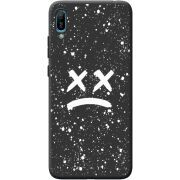 Черный чехол BoxFace Huawei Y6 2019 Sad Way
