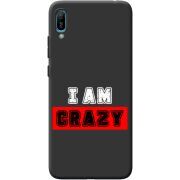 Черный чехол BoxFace Huawei Y6 2019 I'm Crazy