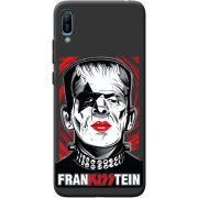 Черный чехол BoxFace Huawei Y6 2019 Frankisstein