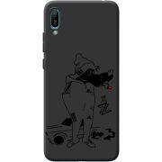 Черный чехол BoxFace Huawei Y6 2019 
