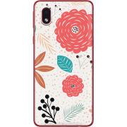 Чехол BoxFace Samsung Galaxy A01 Core (A013) Line Flowers