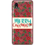 Прозрачный чехол BoxFace Samsung Galaxy A01 Core (A013) Vintage Christmas Pattern
