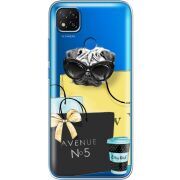 Прозрачный чехол BoxFace Xiaomi Redmi 9C Fashion Pug