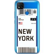 Прозрачный чехол BoxFace Xiaomi Redmi 9C Ticket New York