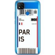 Прозрачный чехол BoxFace Xiaomi Redmi 9C Ticket Paris