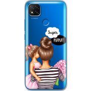 Прозрачный чехол BoxFace Xiaomi Redmi 9C Super Mama and Daughter