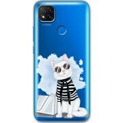 Прозрачный чехол BoxFace Xiaomi Redmi 9C Cat Style