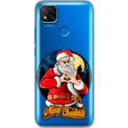 Прозрачный чехол BoxFace Xiaomi Redmi 9C Cool Santa