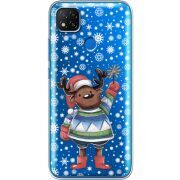 Прозрачный чехол BoxFace Xiaomi Redmi 9C Christmas Deer with Snow