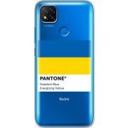 Прозрачный чехол BoxFace Xiaomi Redmi 9C Pantone вільний синій