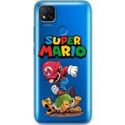 Прозрачный чехол BoxFace Xiaomi Redmi 9C Super Mario