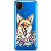 Прозрачный чехол BoxFace Xiaomi Redmi 9C Winking Fox