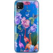 Прозрачный чехол BoxFace Xiaomi Redmi 9C Flamingo