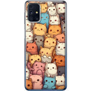 Чехол BoxFace Samsung M317 Galaxy M31s Котики муркотики