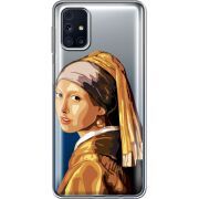 Прозрачный чехол BoxFace Samsung M317 Galaxy M31s Девушка с жемчужной серёжкой