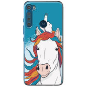 Чехол BoxFace Motorola One Fusion Plus Fuck Unicorn