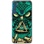 Чехол BoxFace Motorola One Fusion Plus Masonic Owl