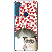 Чехол BoxFace Motorola One Fusion Plus Raining Hearts