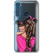 Прозрачный чехол BoxFace Motorola One Fusion Plus Mouse Mommy