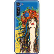 Чехол BoxFace Motorola G8 Ukraine Girl