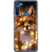 Чехол BoxFace Motorola G8 Різдвяна лисичка