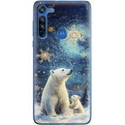 Чехол BoxFace Motorola G8 Північні ведмеді