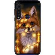 Чехол BoxFace Motorola G8 Plus Різдвяна лисичка