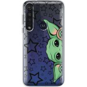 Прозрачный чехол BoxFace Motorola G8 Plus Baby Yoda