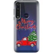 Прозрачный чехол BoxFace Motorola G8 Plus Holiday Car