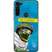 Чехол BoxFace Motorola G8 Power Захисниця з України