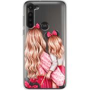 Прозрачный чехол BoxFace Motorola G8 Power Mouse Girls