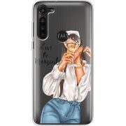 Прозрачный чехол BoxFace Motorola G8 Power Live The Moment
