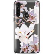 Прозрачный чехол BoxFace Motorola G8 Power Chinese Magnolia