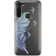 Прозрачный чехол BoxFace Motorola G8 Power Feather