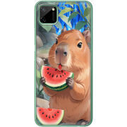 Чехол BoxFace Realme C11 Капібара з кавуном