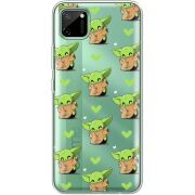 Прозрачный чехол BoxFace Realme C11 Pattern Baby Yoda