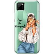 Прозрачный чехол BoxFace Realme C11 Live The Moment