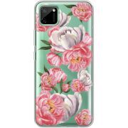 Прозрачный чехол BoxFace Realme C11 Peony Watercolor Style