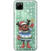 Прозрачный чехол BoxFace Realme C11 Christmas Deer with Snow