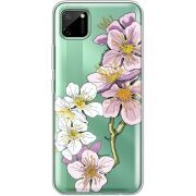 Прозрачный чехол BoxFace Realme C11 Cherry Blossom