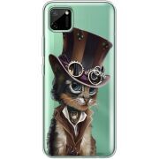 Прозрачный чехол BoxFace Realme C11 Steampunk Cat