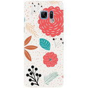 Чехол Uprint Samsung N930F Galaxy Note 7 Line Flowers