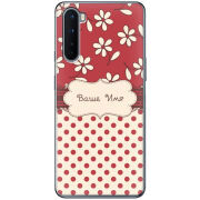 Чехол BoxFace OnePlus Nord Именной Polka Dots