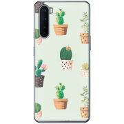 Чехол BoxFace OnePlus Nord L-green Cacti
