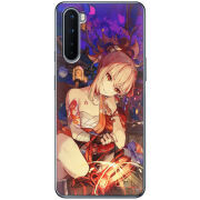Чехол BoxFace OnePlus Nord Genshin Ёимия с огоньком