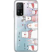 Прозрачный чехол BoxFace Xiaomi Mi 10T/ Mi 10T Pro The Friendly Beasts
