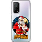 Прозрачный чехол BoxFace Xiaomi Mi 10T/ Mi 10T Pro Cool Santa